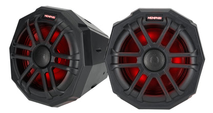 Memphis TLN65FE Speakers in Pod Enclosures+Tower Speakers Fits Honda Talon 2019+