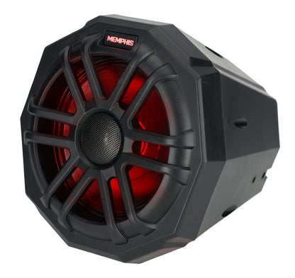 Memphis TLN65FE Speakers in Pod Enclosures+Tower Speakers Fits Honda Talon 2019+