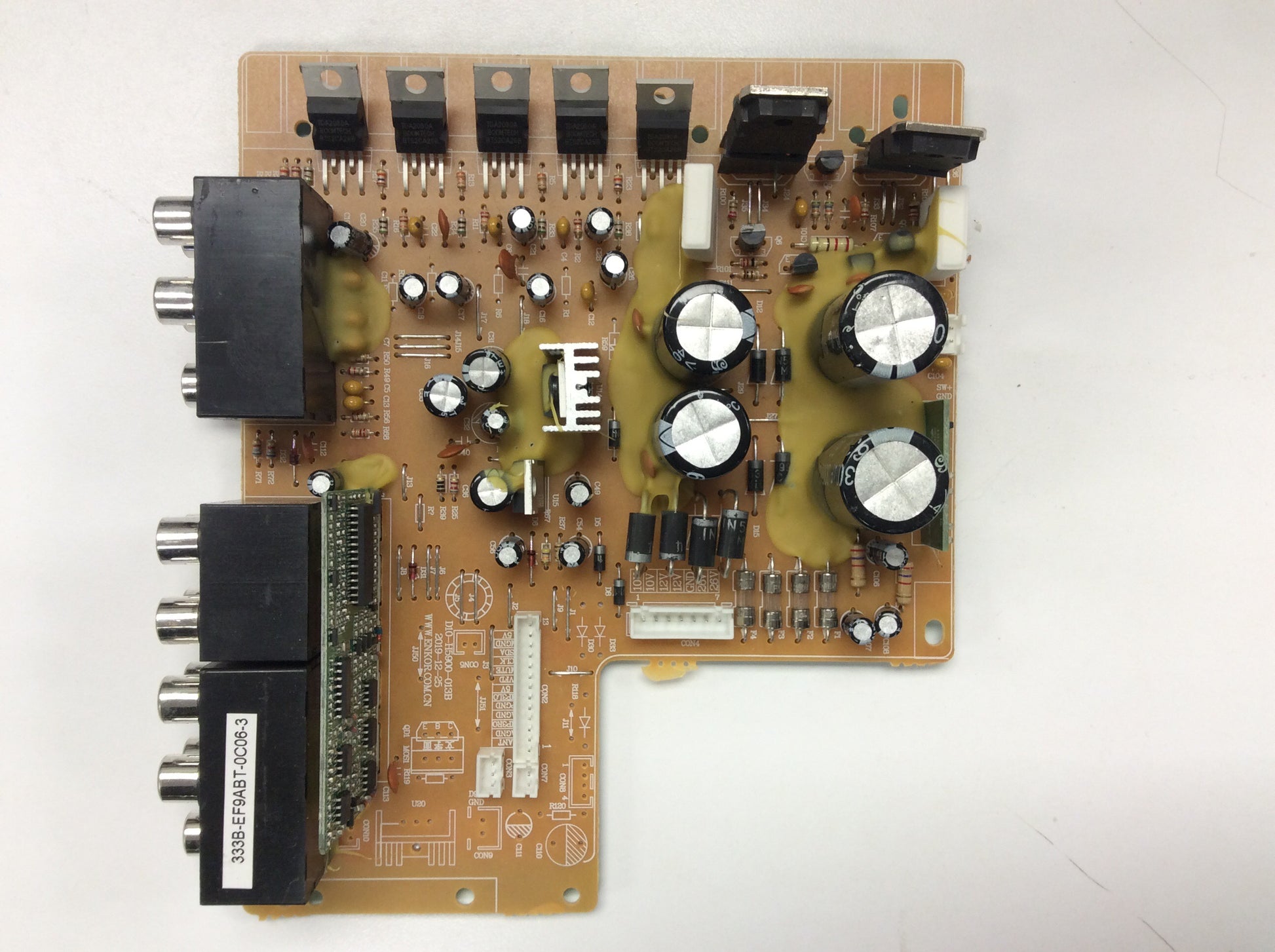 HTS820 AMP BOARD WITH PREAMP MODULE ATTACHED