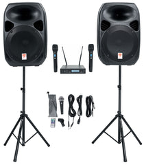 RPG122K PA System + Dual UHF Wireless Mics Bundle