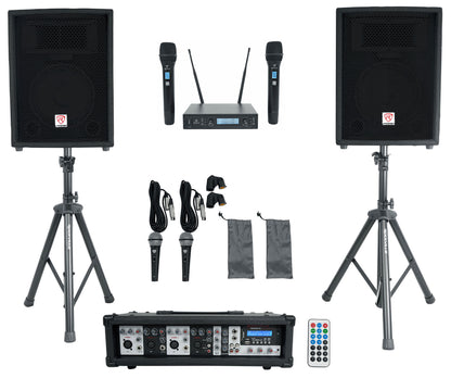 RPG2X10 + Dual UHF Wireless Microphones Bundle