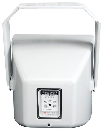 (4) JBL AWC129 12" 200w Indoor/Outdoor 70V Surface Mount Commercial Speakers+Amp