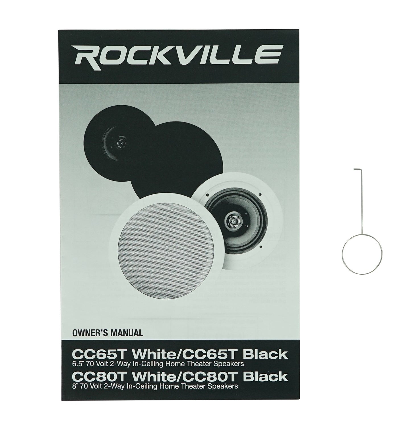 CC65T Black 50-Pack + RCS1000-6 Amplifier Bundle