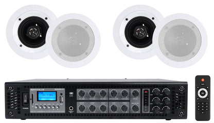 RCS180‑6 + CC4T White 2‑Pack Bundle