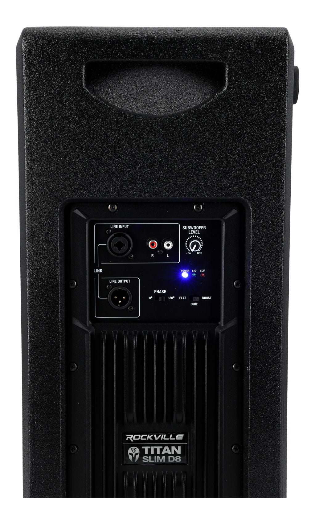 CC525T Black 10-Pack + TITAN SLIM D8 Sub + RCS180-6 Amp Bundle