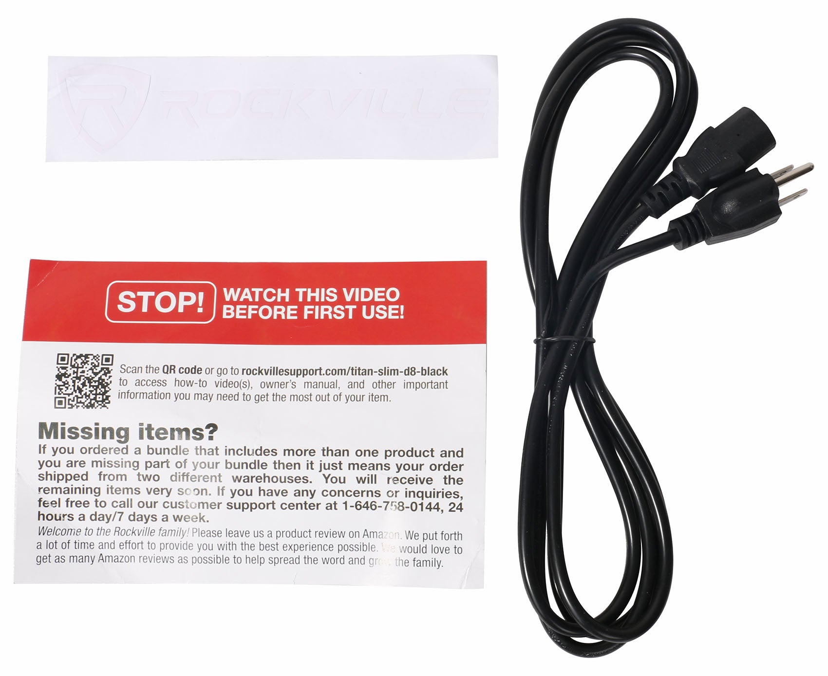 CC525T Black 10-Pack + TITAN SLIM D8 Sub + RCS180-6 Amp Bundle