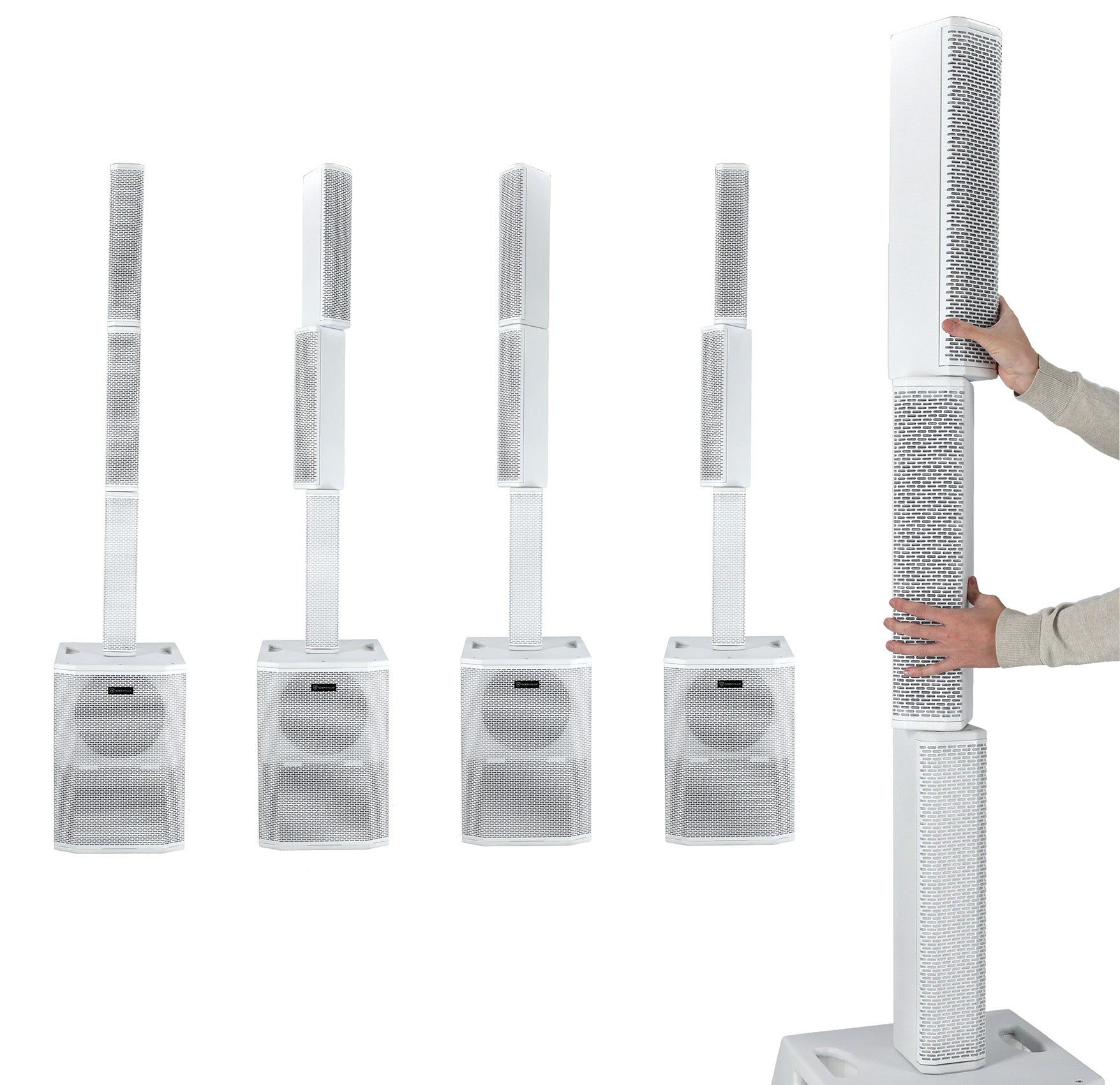 (2) TITAN ARRAY SYSTEM WHITE HOW