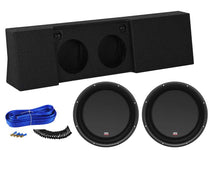 Sub Box+MTX 12" Subs For 2009-17 Ford F150 Super Crew+2017 F250/350 Super Duty