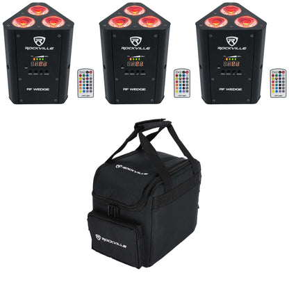 RF WEDGE Black 3-Pack + RLB25 Lighting Bag Bundle