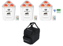RockWedge LED White 3-Pack + RLB25 Lighting Bag Bundle
