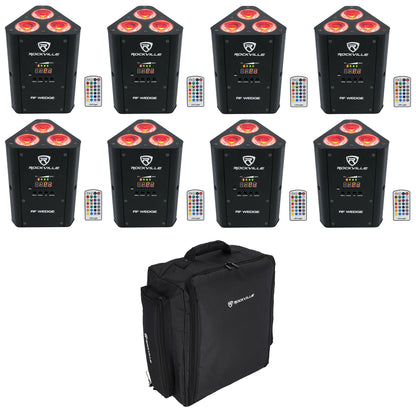 RF Wedge Black 8-Pack + RLBP8 Backpack Bundle