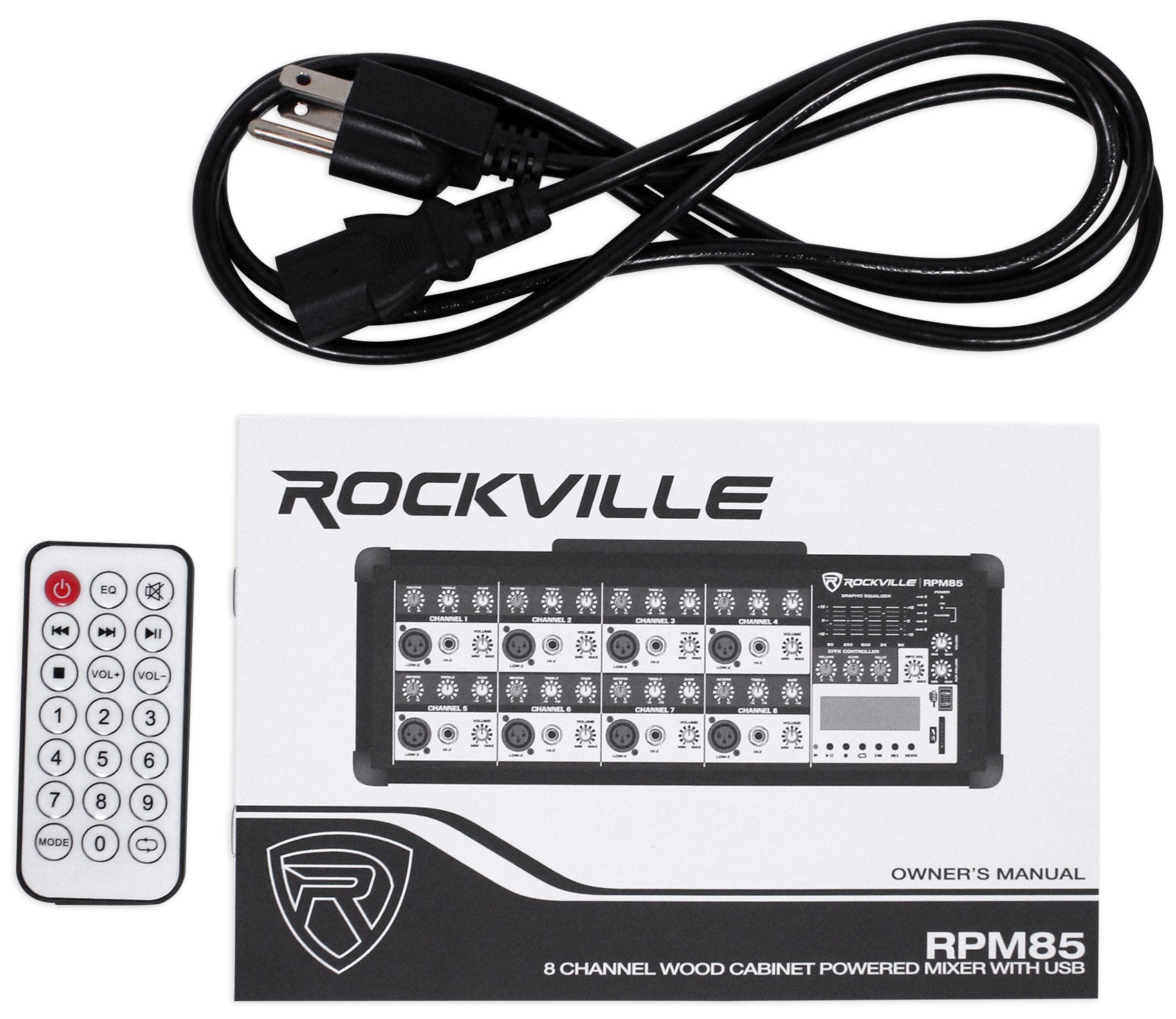 KPS10 10" Karaoke Speakers 2-Pack + RPM85 Mixer + Wireless Mics Bundle