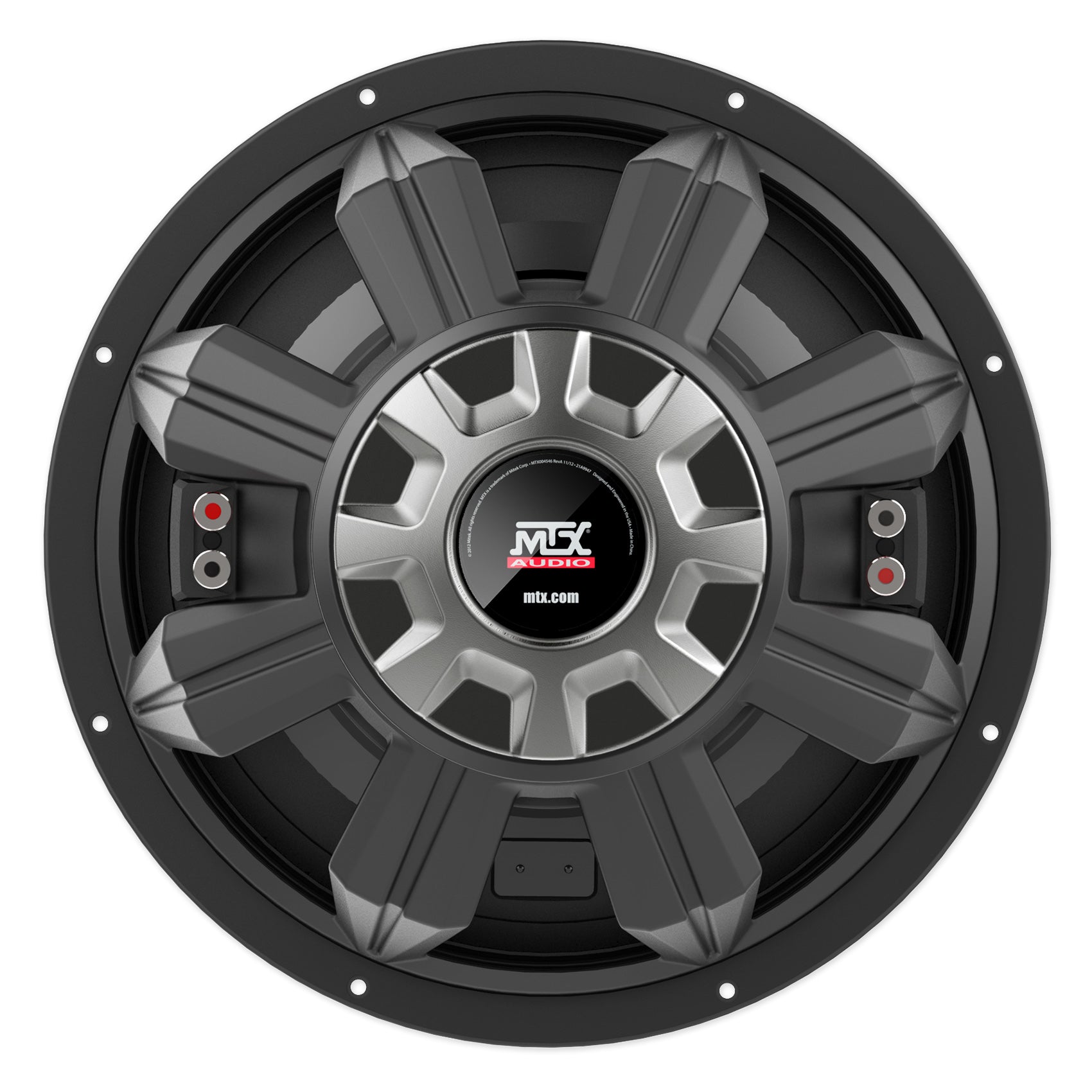 (2) MTX 5512-44 12" 800w DVC 4-ohm Car Audio Subwoofers+RockMat Sound Deadener