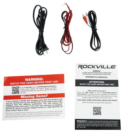 ASM4 4" + RVSM1 Stands Bundle