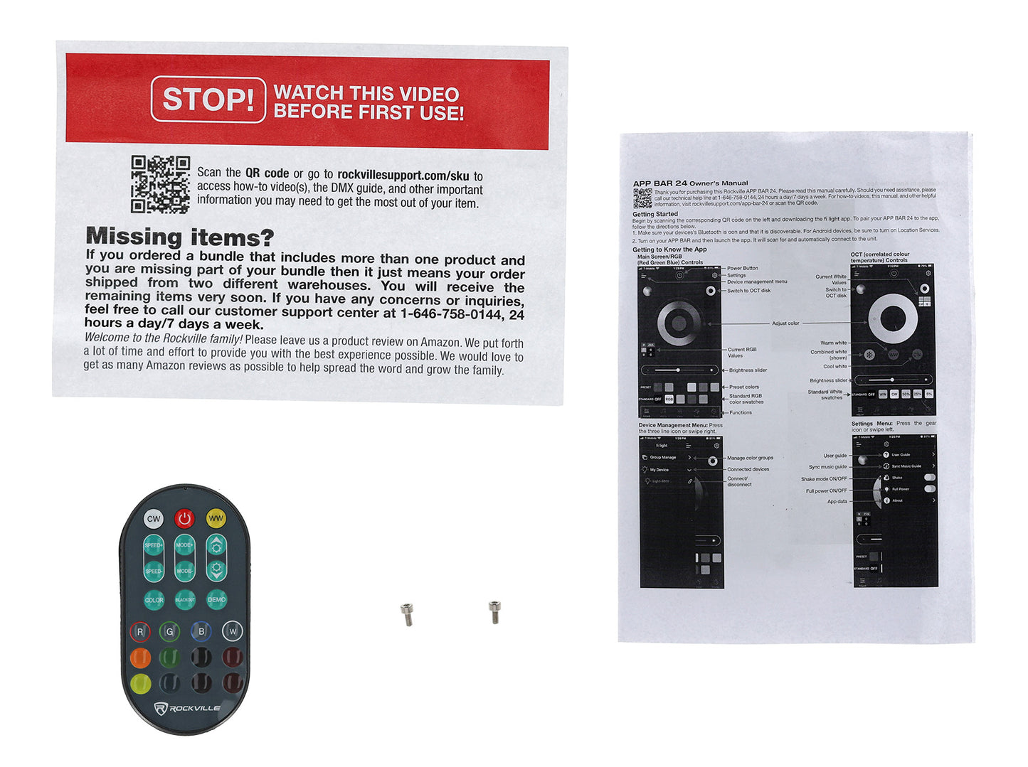 APP BAR 24 2-Pack + RLB60 Light Strip Bag Bundle