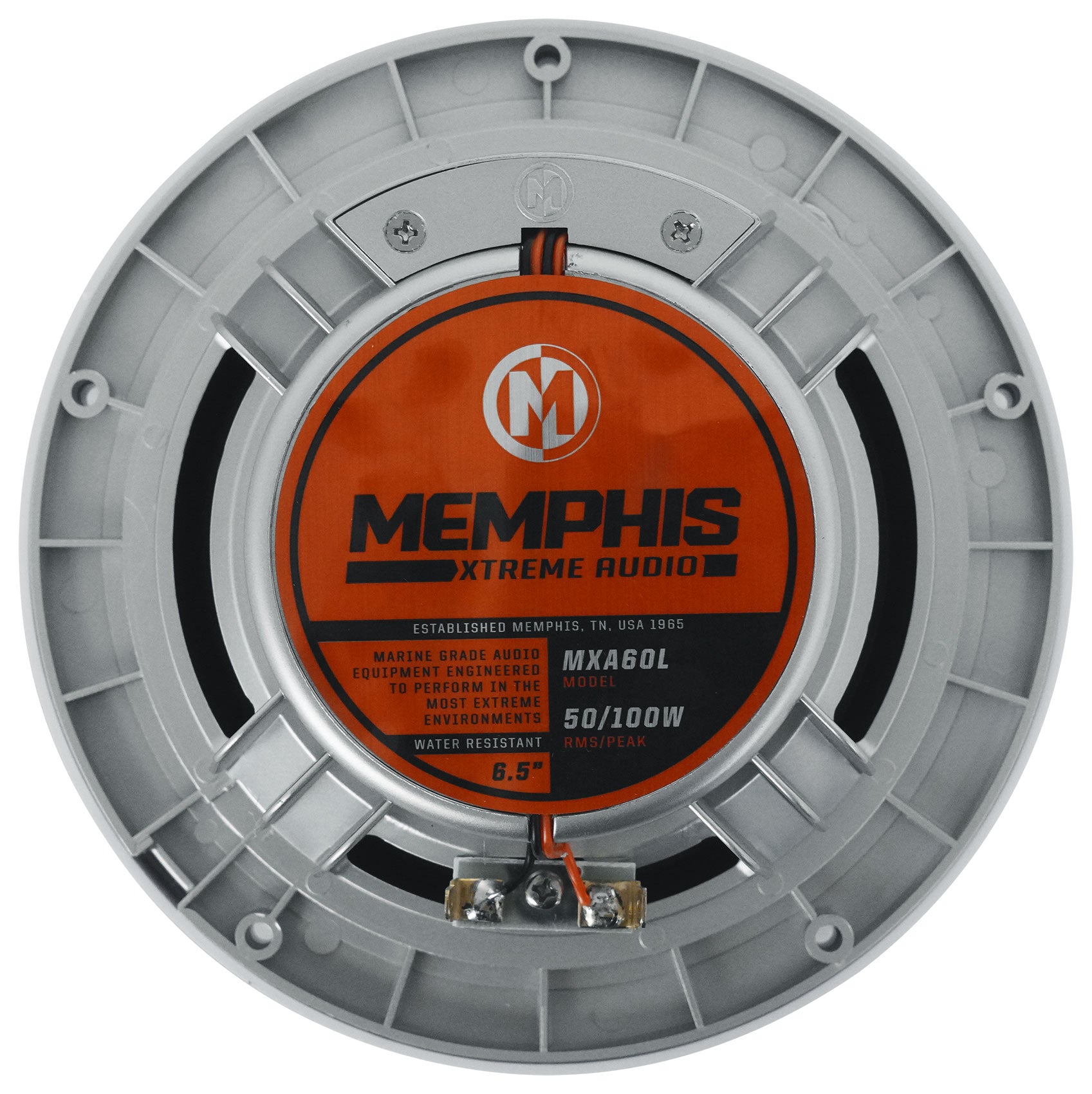 Pair Memphis Audio MXA60L 100w 6.5" Marine Boat Wakeboard Tower Speakers w/LED