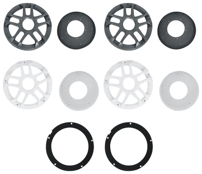 Pair Memphis Audio MXA60L 100w 6.5" Marine Boat Wakeboard Tower Speakers w/LED