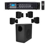 C50PACK Black + RCS180-6 6-Zone 180W Amp Bundle