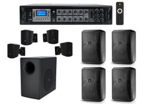 C50PACK Sub + Control 28-1 8-Pack + RCS350-6 Amplifier Bundle