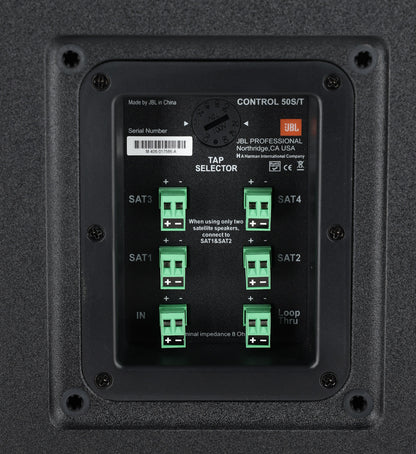 C50PACK Black + 8128 8-Pack + RCS180-6 6-Zone 180W Amp Bundle