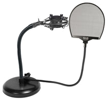 Desktop Mic Stand + Pop Filter and Shock Mount Bundle