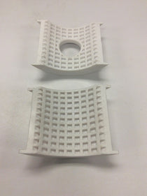 RWB65 WHITE RUBBER INSERTS (top and bottom)