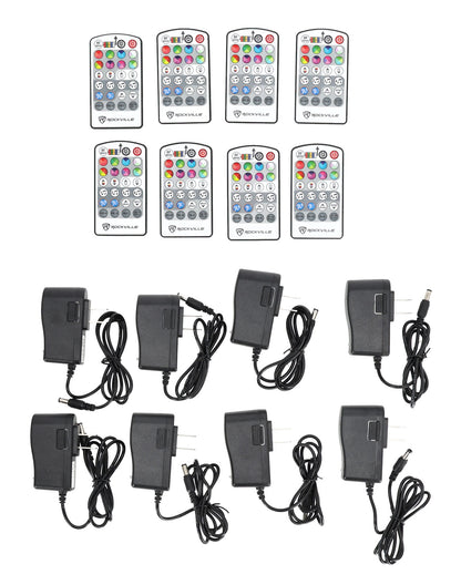 8 PACK MINI HALO WHITE