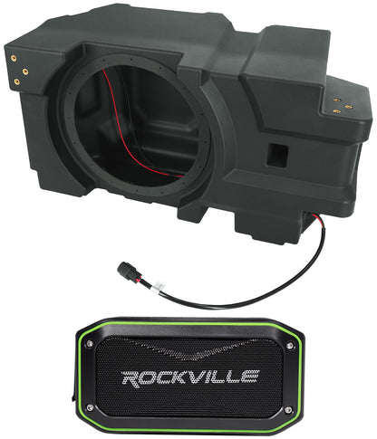 SSV Works 10" Subwoofer Enclosure for 2018-2024 Can-Am Defender+Home Speaker