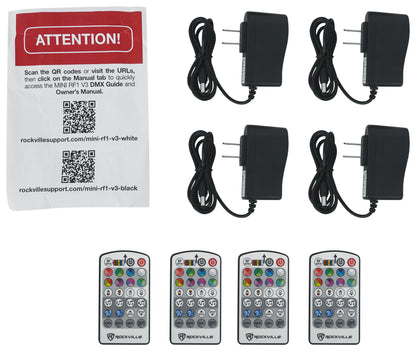 4 PACK MINI RF1 V3 WHITE [Used]