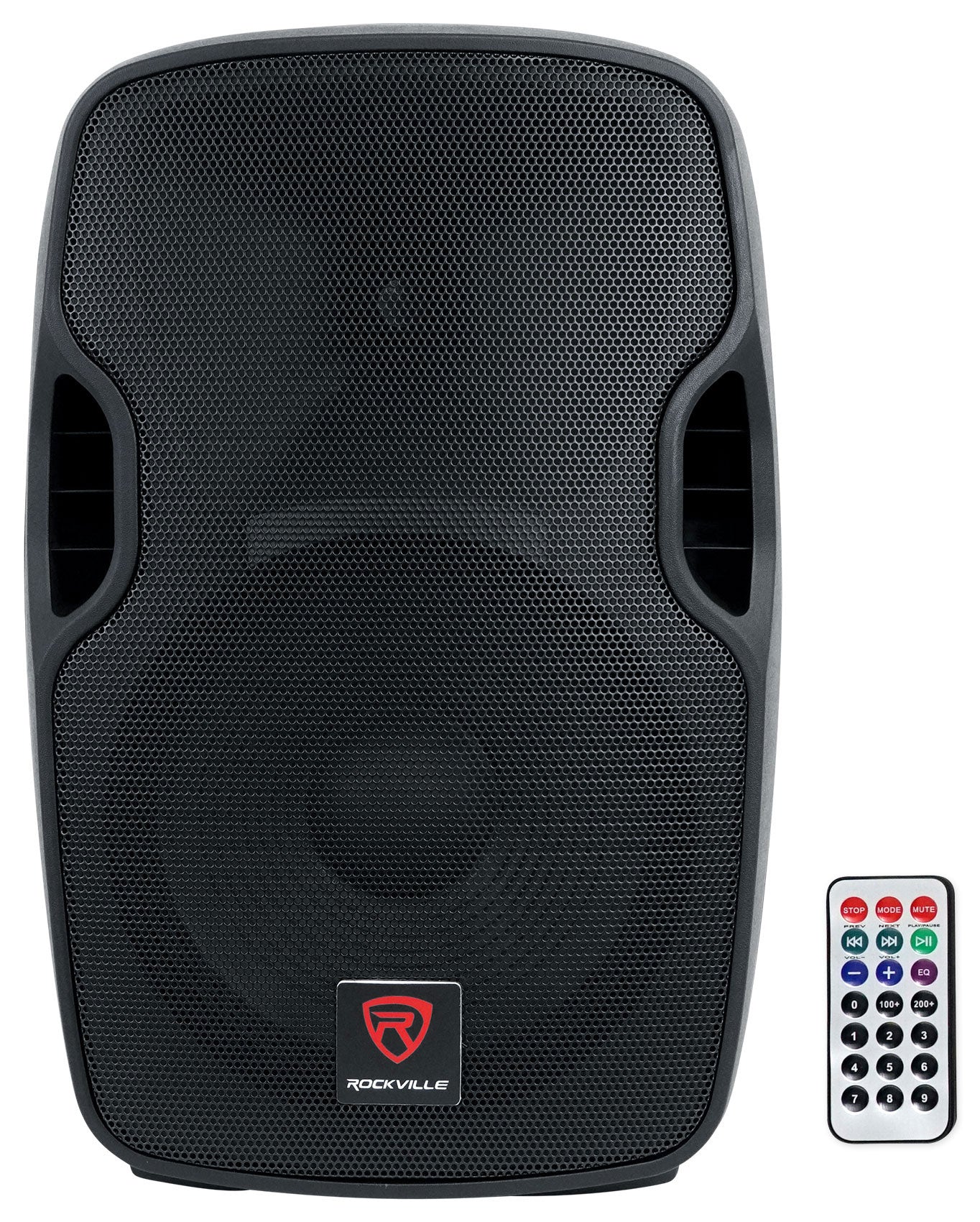 BPA12 12" Speakers 2-Pack + Mixer + Stands + Wired Mic Bundle