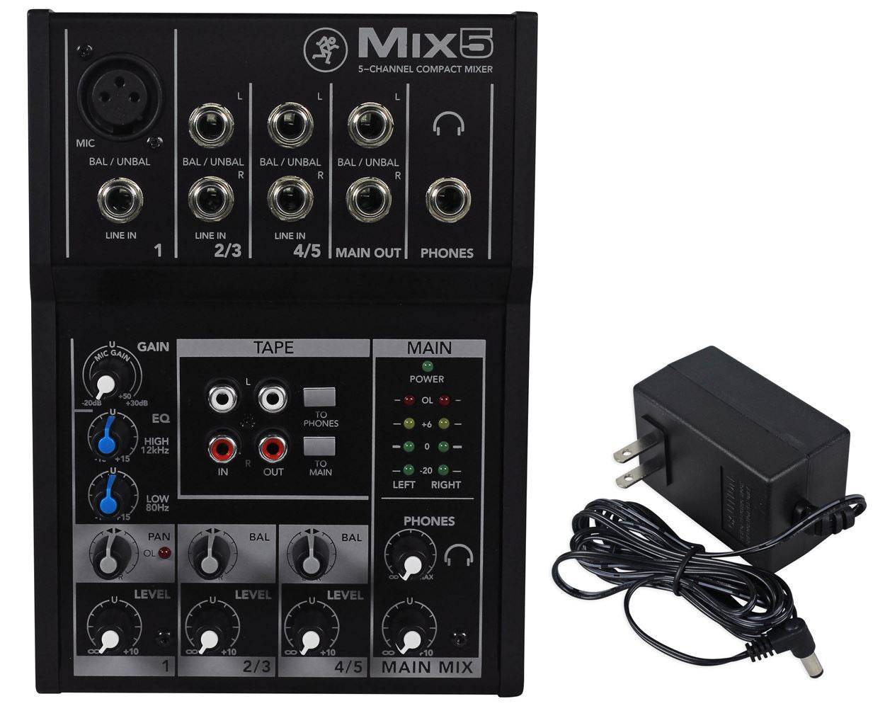 BPA12 12" Speakers 2-Pack + Mixer + Stands + Wired Mic Bundle
