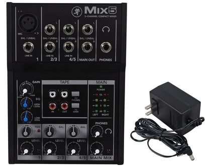 BPA12 12" Speakers 2-Pack + Mixer + Stands + Wired Mic Bundle