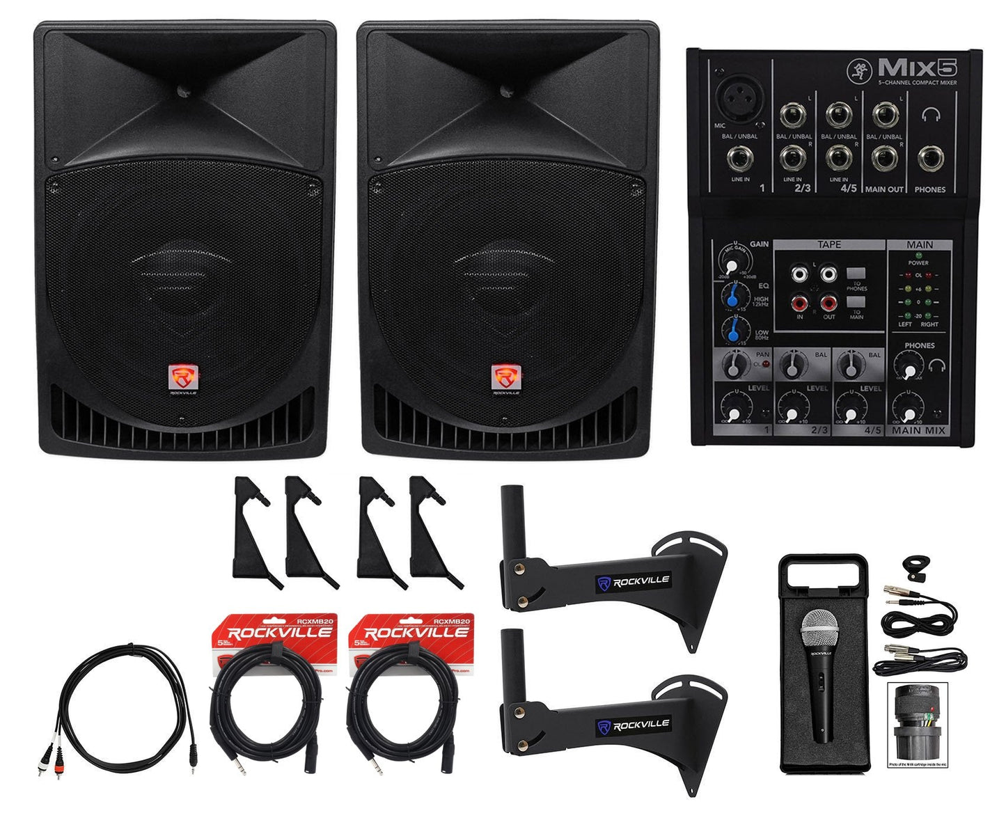 RPG15 2-Pack + Mix5 + Mounts + Mic Bundle