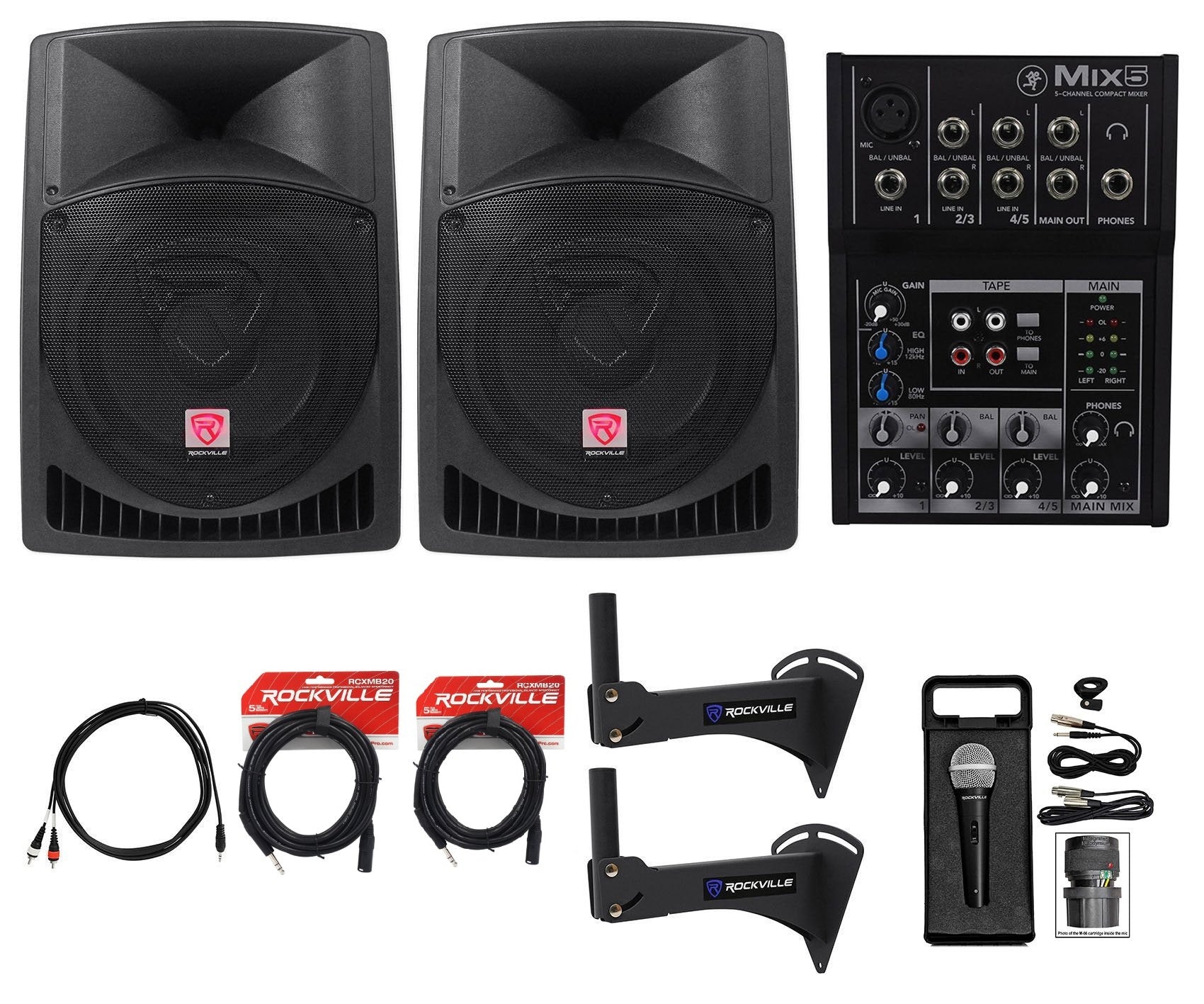 RPG12 2-Pack + Mix5 + Mounts + Mic Bundle