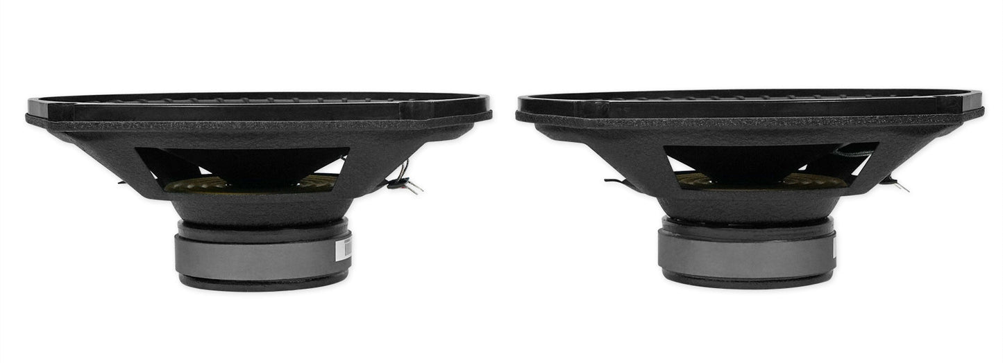 KICKER 46CSS694 6x9" 900w Car Component Speakers CSS69+2-Channel Amplifier+Wires