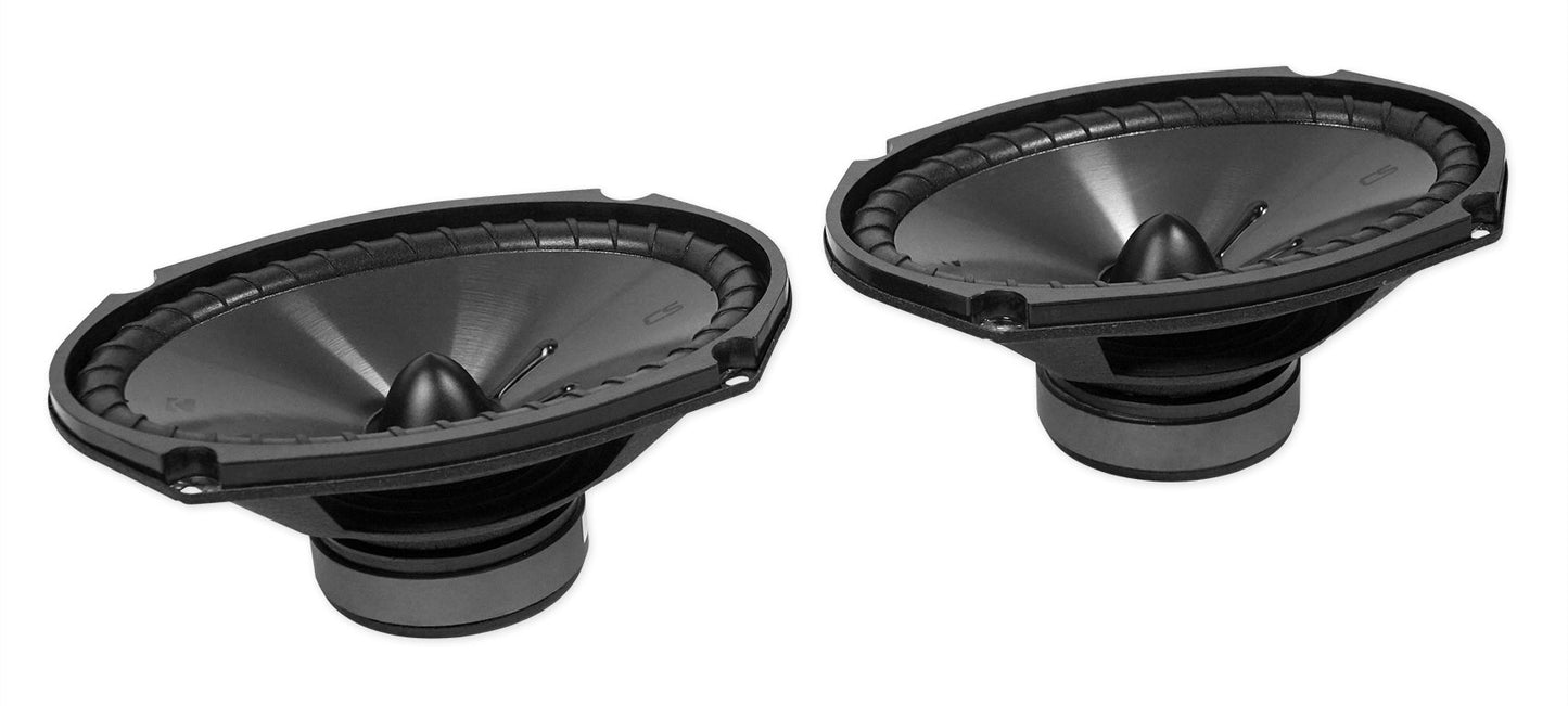 KICKER 46CSS694 6x9" 900w Car Component Speakers CSS69+2-Channel Amplifier+Wires