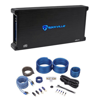 dB25 2-Channel Amplifier + 4 AWG Amp Kit Bundle