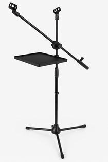 GIGSTAND DUAL + MTRAY Clamp-On Tray Bundle