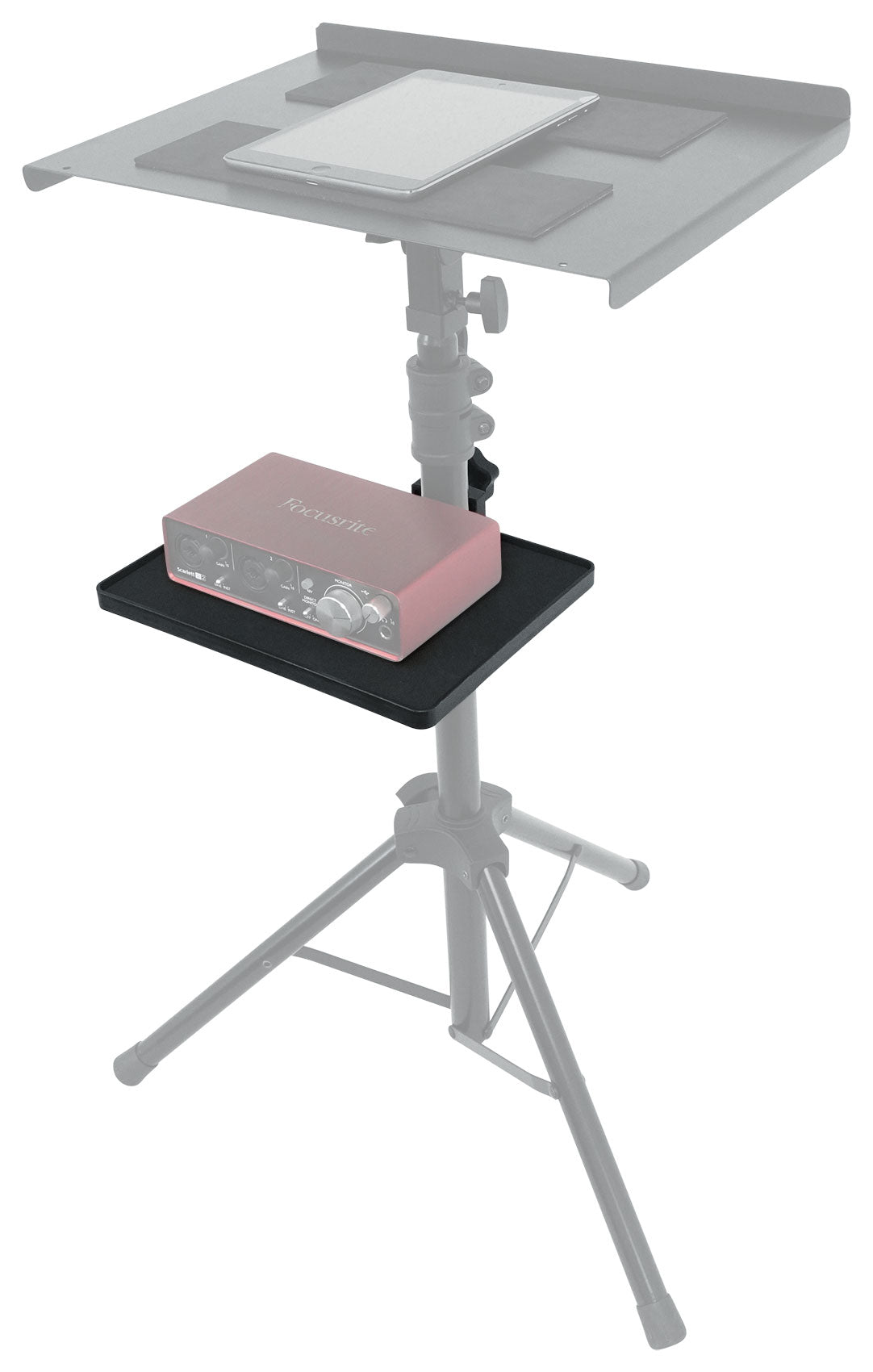 GIGSTAND DUAL + MTRAY Clamp-On Tray Bundle