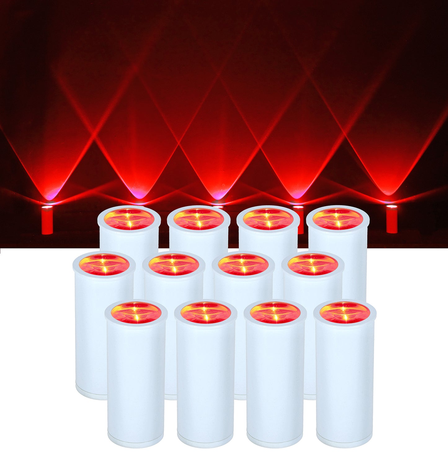 12 PACK MINI HALO WHITE