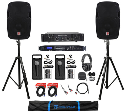 SPGN104 10" Speakers 2-Pack + RPA5 Amp Bundle