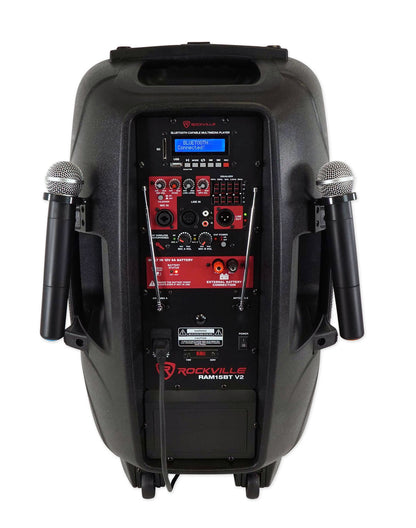 RAM15BT 15" Portable Karaoke System + RGB TV Backlight Bundle
