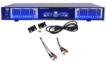 REQ20 Dual 10-Band EQ + RCDR10B 10' Dual RCA Cable Bundle