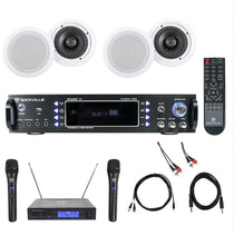 RPA60BT 4-Pack + RWM1203VH Wireless Microphones Bundle