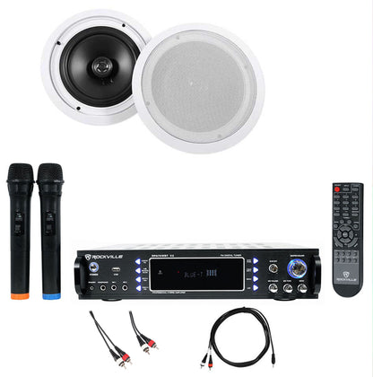 RPA70WBT + HC85 White In-Ceiling Speakers Bundle