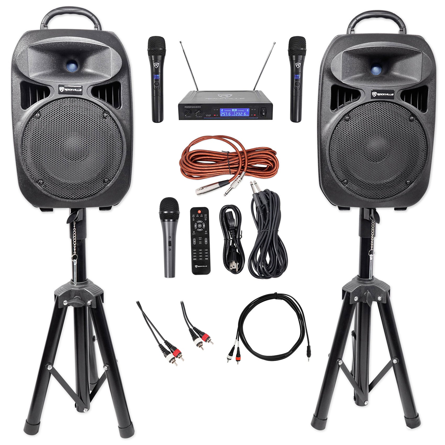 RPG082K System + RWM1203VH Wireless Mic System Bundle