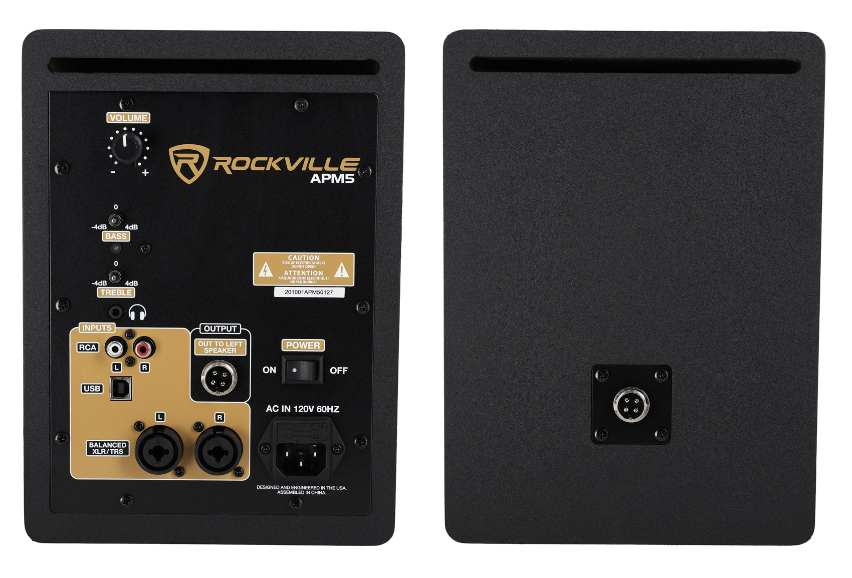 APM5C Wood Speakers + RRS190S Isolation Pads Bundle