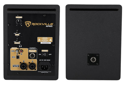 APM5C Wood Speakers + RRS190S Isolation Pads Bundle