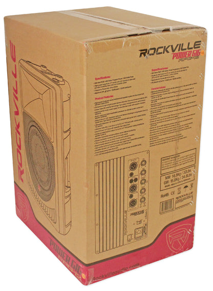 RPG12 Powered Karaoke Speaker + Dual Wireless Microphones Bundle