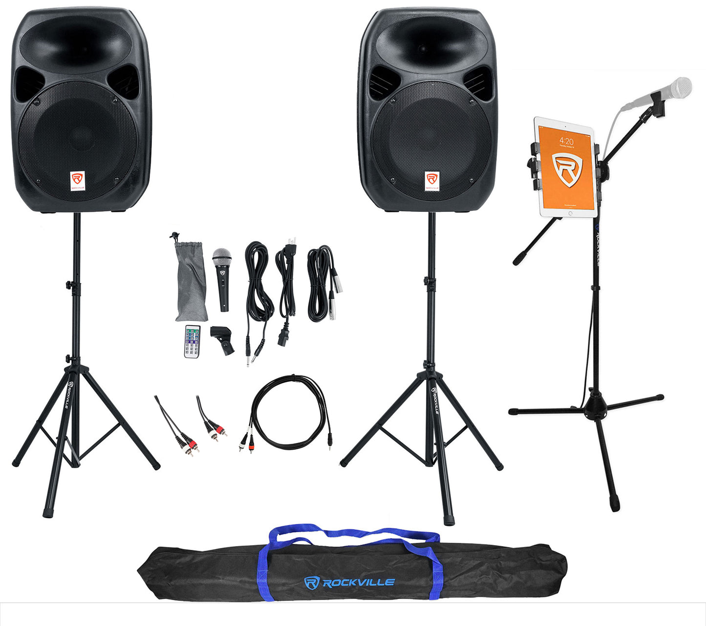 RPG122K 2-Pack + Mic Stand & Cables Bundle